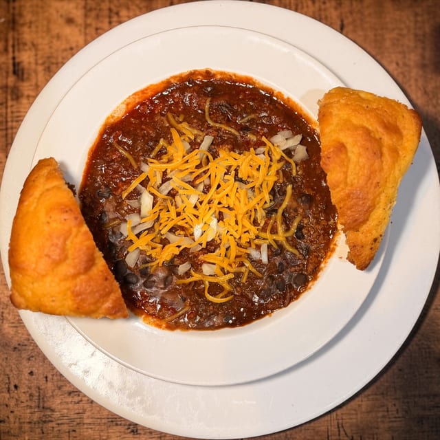 Slow Cooked Chili.