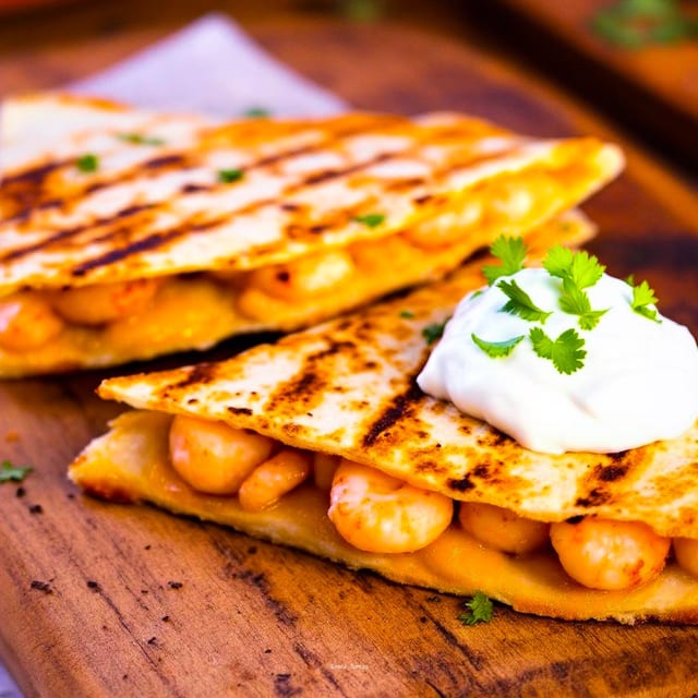 Shrimp Quesadilla.