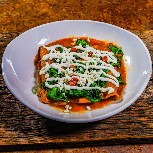 Espinacas Enchilada.