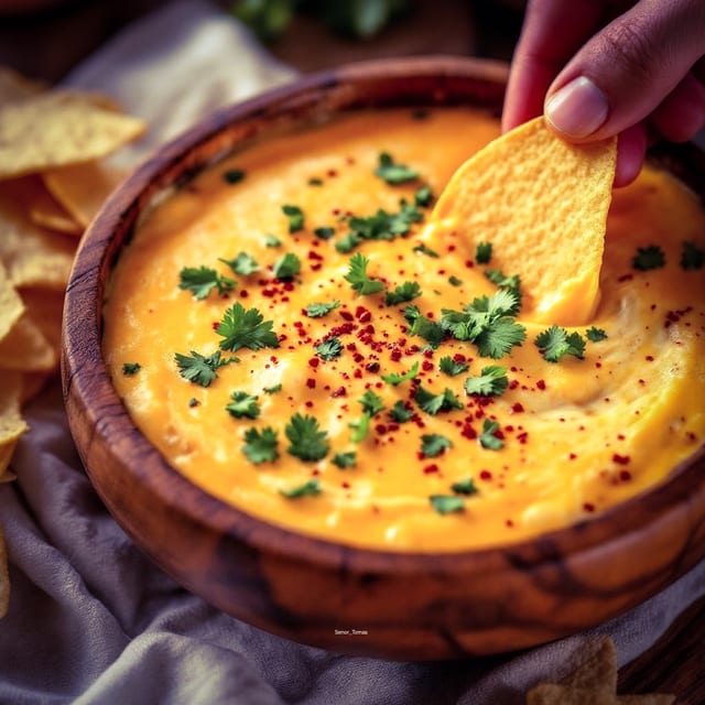 Chile Con Queso Skillet.